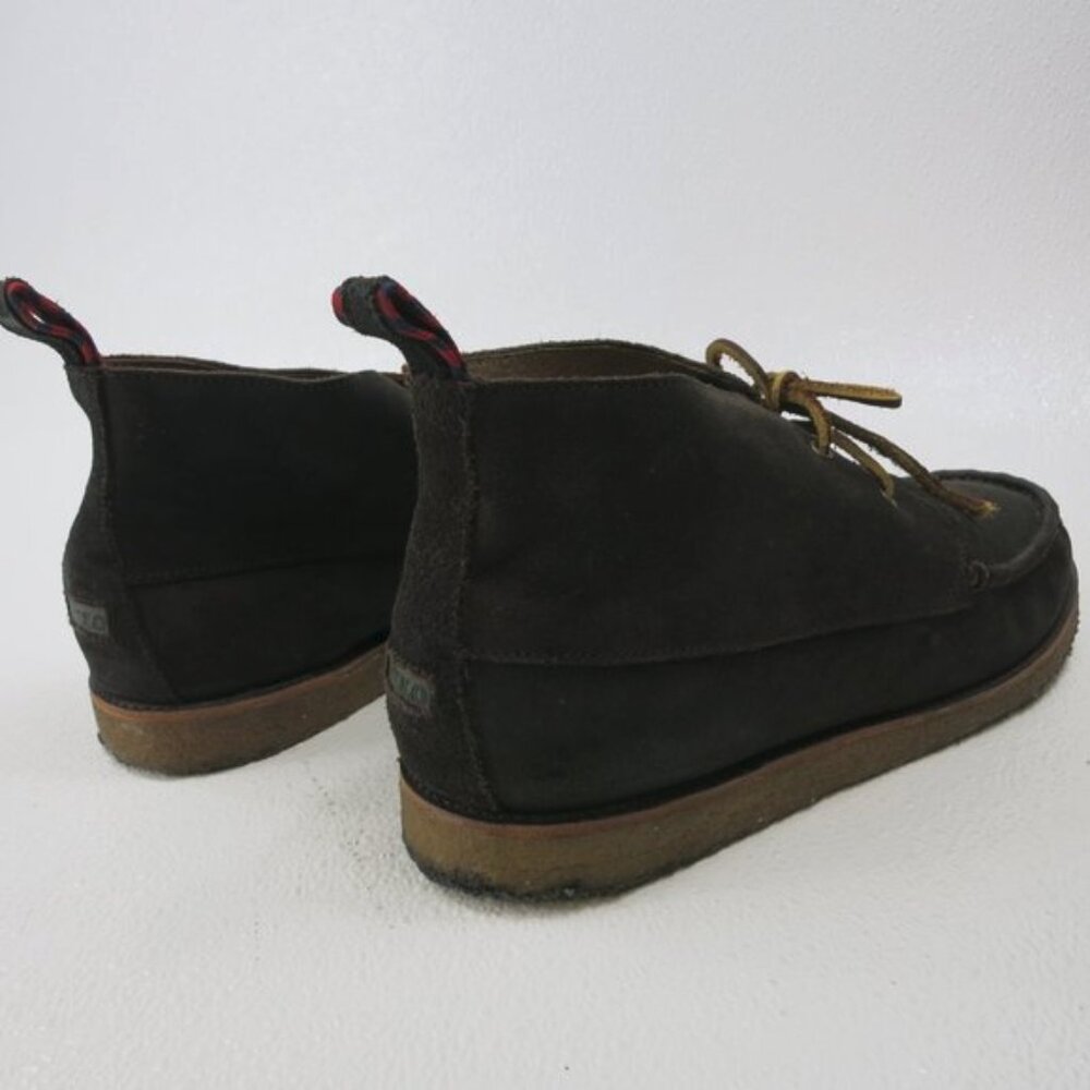 Polo Ralph Lauren Nubuck Leather Pitney Chukka Boots Shoes Thick Gum Soles 13 D - Picture 5 of 7